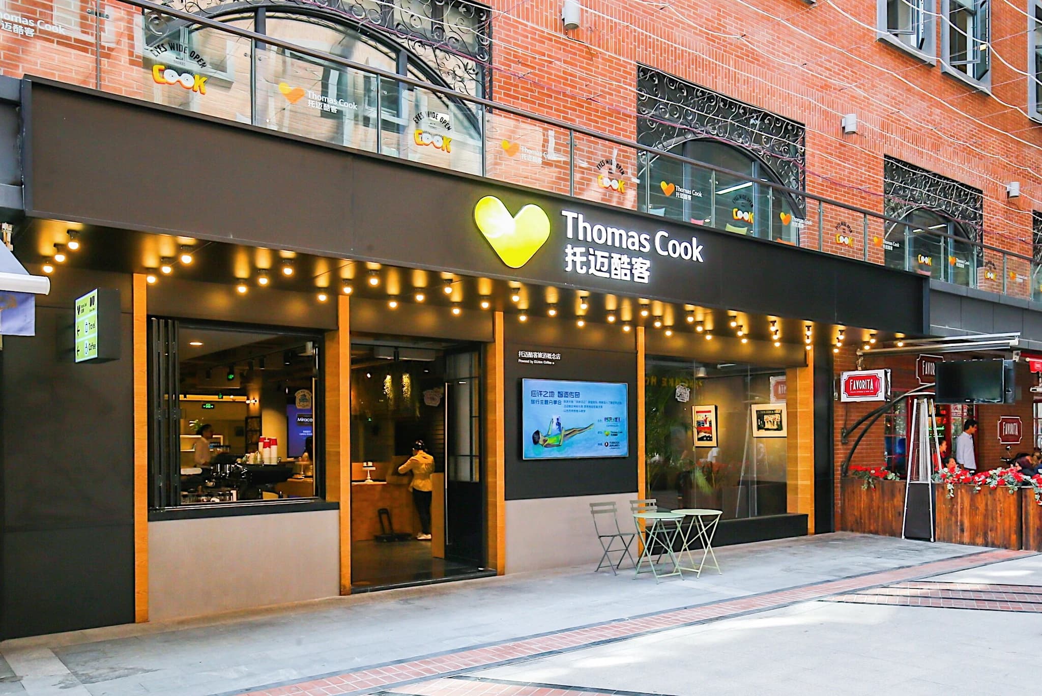 Thomas Cook Concept Store storefront exterior